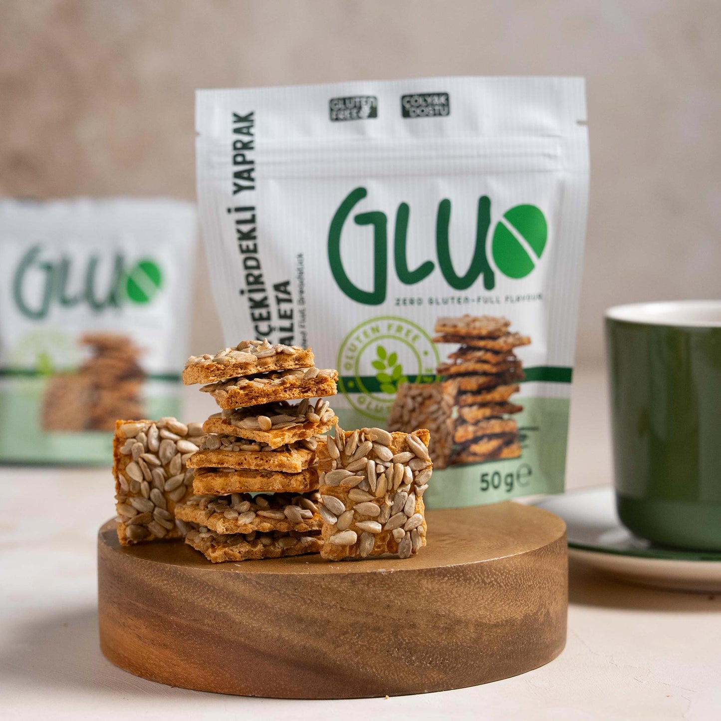 Glutensiz Ayçekirdekli Yaprak Galeta 50 g