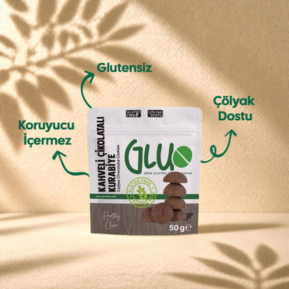 Glutensiz Kahveli Çikolatalı Kurabiye 50 g