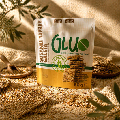 Glutensiz Susamlı Yaprak Galeta 50 g