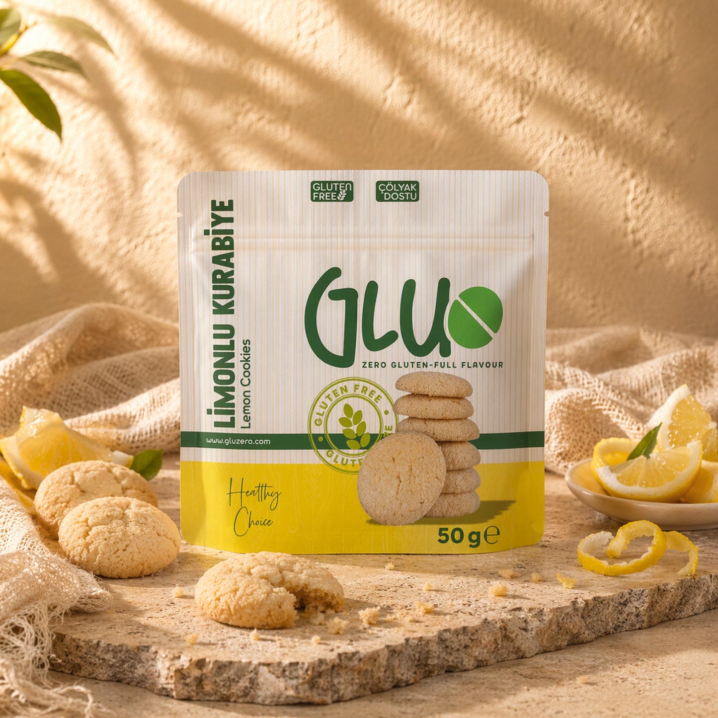 Glutensiz Limonlu Kurabiye 50 g