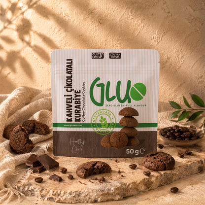 Glutensiz Kahveli Çikolatalı Kurabiye 50 g