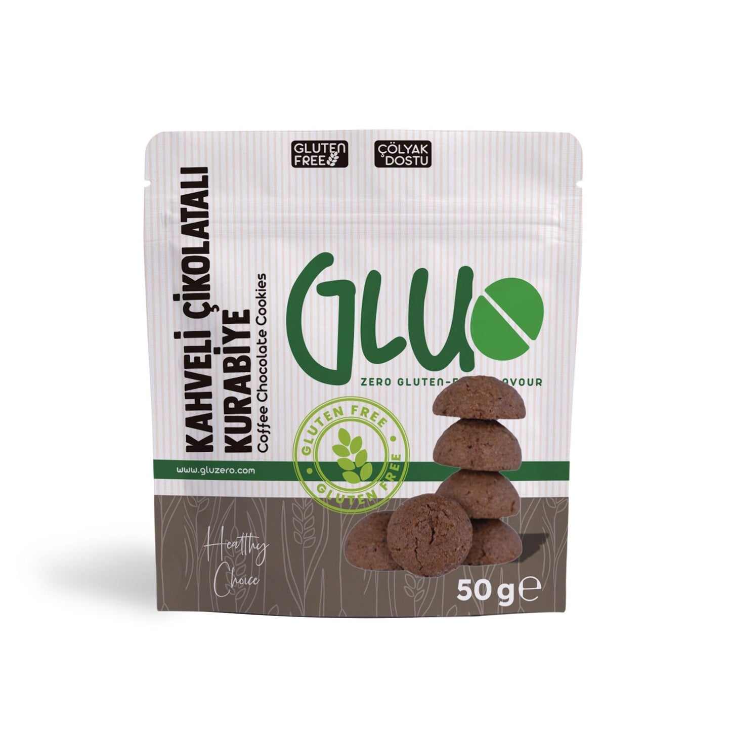 Glutensiz Kahveli Çikolatalı Kurabiye 50 g