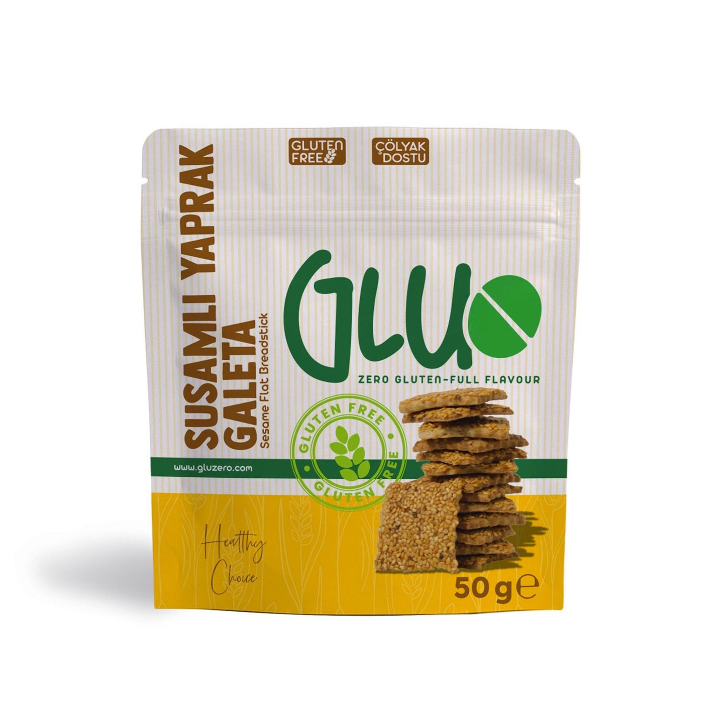 Glutensiz Susamlı Yaprak Galeta 50 g