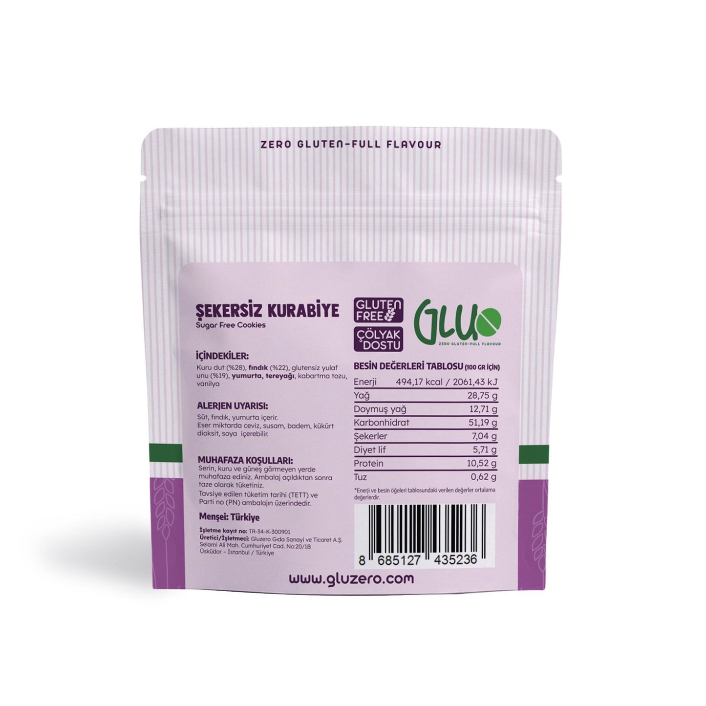 Glutensiz Şekersiz Kurabiye