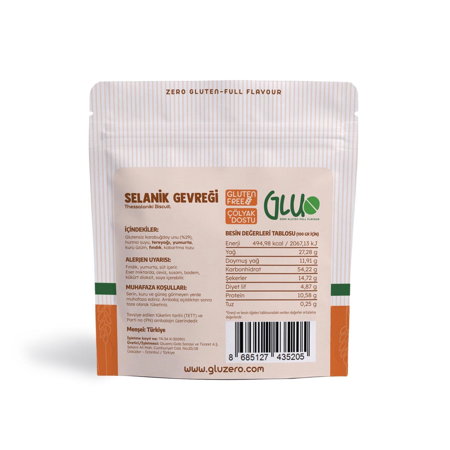 Glutensiz Selanik Gevreği 50 g
