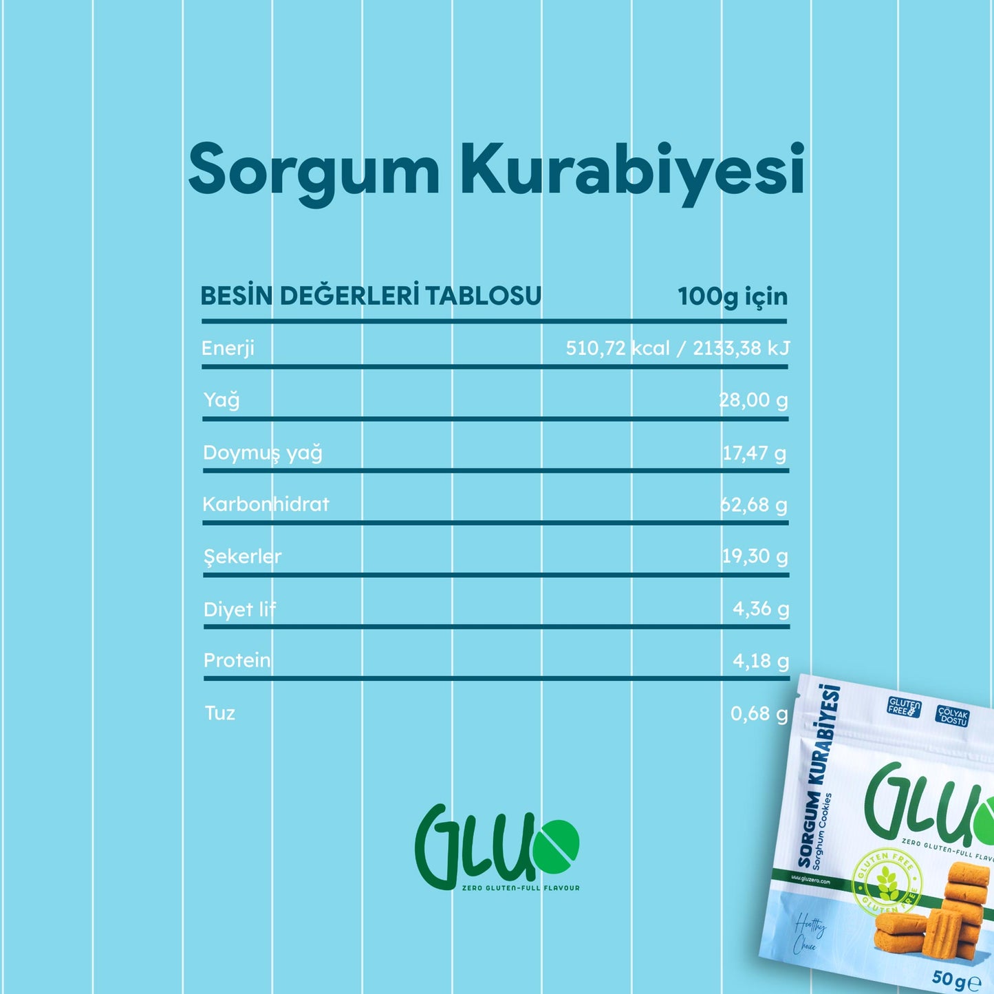 Glutensiz Sorgum Kurabiyesi 50 g