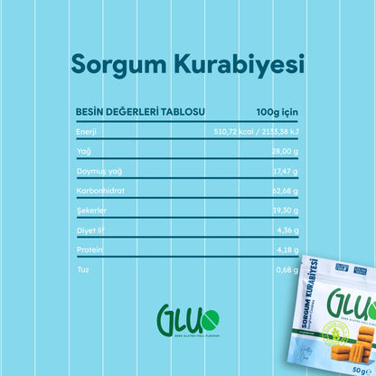 Glutensiz Sorgum Kurabiyesi 50 g