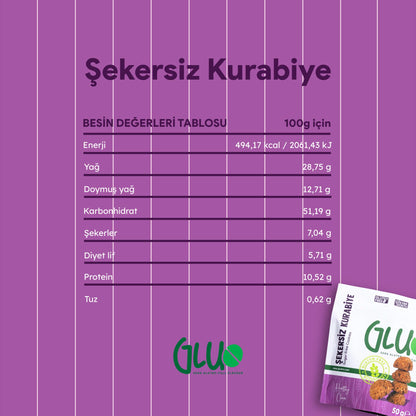 Glutensiz Şekersiz Kurabiye