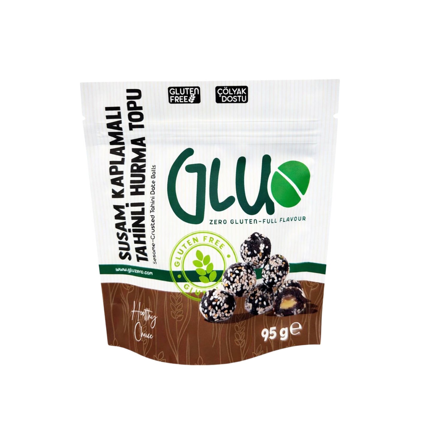 Glutensiz Susam Kaplamalı Tahinli Hurma Topu 95 g